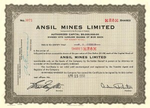 Ansil Mines Limited